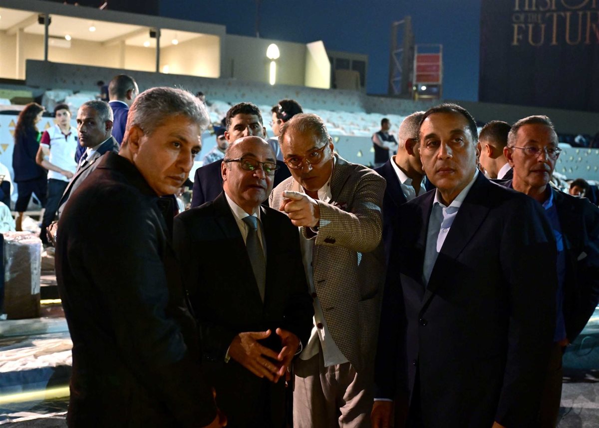 رئيس الوزراء خلال زيارته للمتحف المصري الكبير<br> 