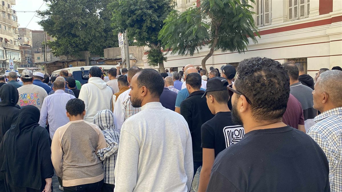 تشييع جثمان ضحايا حادث طريق 45<br>