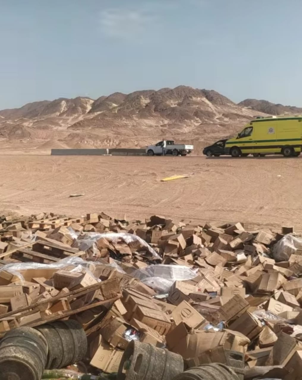 &nbsp;الحادث بطريق شرم الشيخ