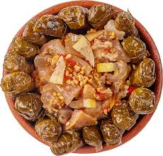 طاجن ورق العنب بالكوارع