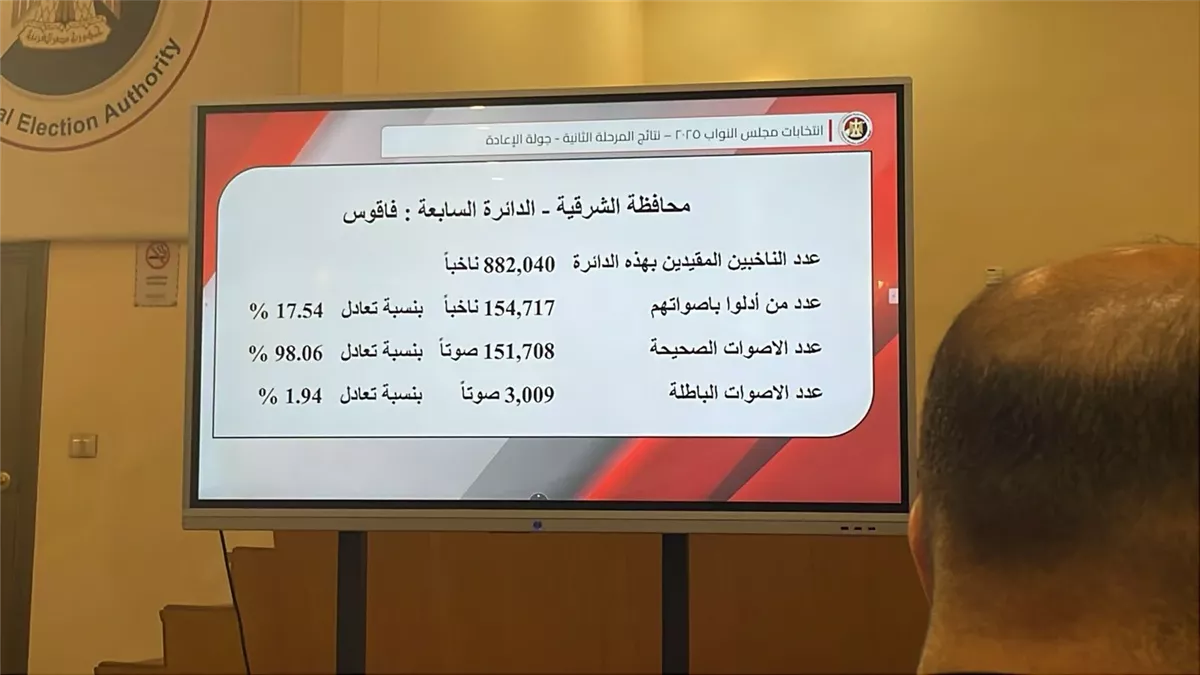نتيجة جولة الإعادة بالمرحلة الثانية من انتخابات مجلس النواب
