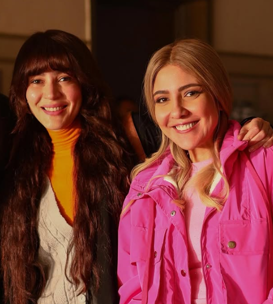 مي كساب وندى موسى من كواليس مسلسل نون النسوة<br>&nbsp;