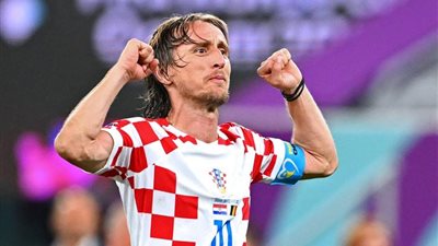 مودريتش يحصد جائزة رجل مباراة مصر وكرواتيا بكأس العاصمة