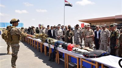 إنطلاق فعاليات التدريب المصرى - الأمريكى المشترك ( النجم الساطع 2023 ) بمشاركة ( 34 ) دولة