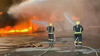 اندلاع حريق هائل في شركة بتروجاس يودي بحياة عاملان