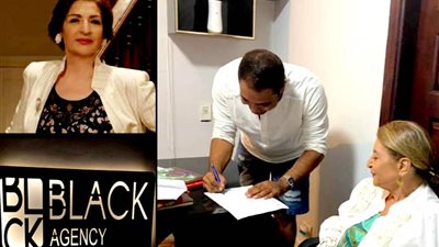 ليلى عز العرب توقع عقد فيلم 