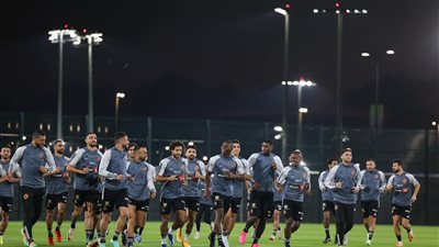 جلسة تدريبية مكثفة للأهلي في المران الثاني بمنافسات كأس العالم