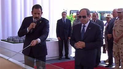 السيسي في جولة تفقدية لـ مشروع مستقبل مصر بالضبعة الجديد