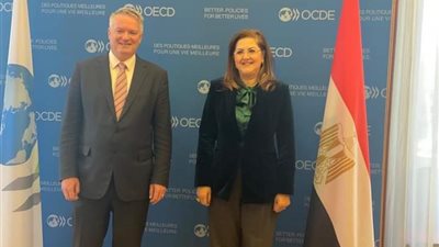 وزيرة التخطيط تبحث سبل التعاون مع منظمة التعاون الاقتصادي والتنمية