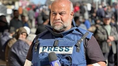 ترشيح الصحفي الفلسطينى وائل الدحدوح للفوز بجائزة اليونسكو العالمية