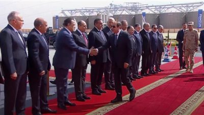 السيسي يفتتح مشروع مستقبل مصر لـ حصاد القمح 2024