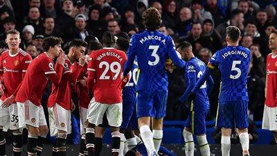 التشكيل الرسمي لمباراة مانشستر يونايتد وتشيلسي في الدوري الإنجليزي