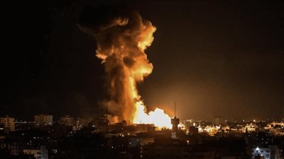 الاحتلال الصهيوني يستهدف منزلا بمخيم النصيرات