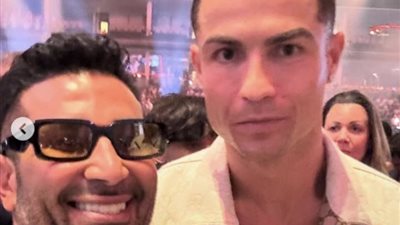 أحمد سعد برفقة كريستيانو رونالدو: يوم جميل