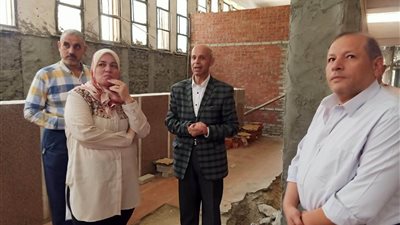 مسعود يتفقد أعمال التطوير الجارية بالمجلس الطبي العام بالشرقية