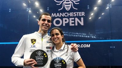زوجان يسيطران على بطولة مانشستر للإسكواش في الثانية من مايو