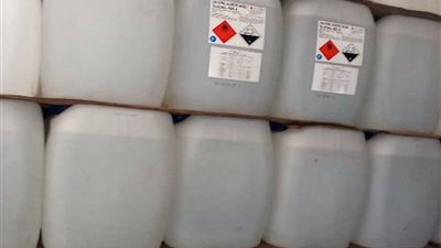 ضبط منظفات صناعية مجهولة المصدر داخل أحد المخازن بـ بلبيس