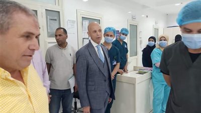 جولة تفقدية لمسعود بمؤسسة الصحفي الخيرية بالحميدية بـ منيا القمح