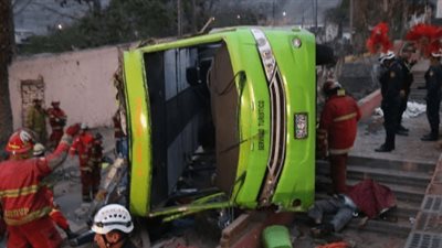 اندلاع النيران في حافلة بولاية «ماديا براديش» يودي بحياة 26 شخصا