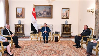 السيسي يستقبل 