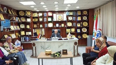 مسعود يجتمع بهيئة التمريض ويناقش خطة العمل