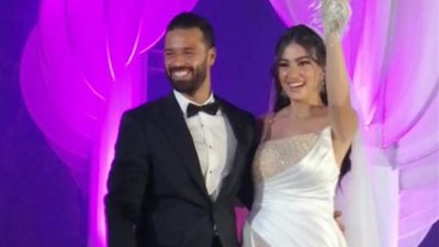 بالصور ..ميرنا نور الدين تحتفل بزفافها بحضور عدد من الفنانين 