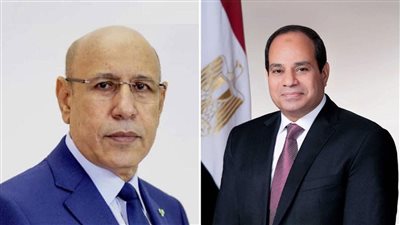 السيسي يستقبل نظيره الموريتاني لبحث تعزيز العلاقات الثنائية