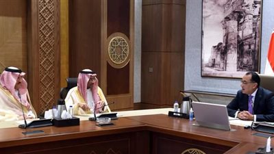 مدبولى يبحث مع وزير الصناعة السعودى التعاون الثنائى