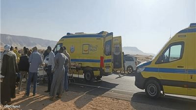 مصرع شخصين في حادث تصادم بالطريق السياحي