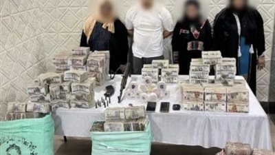 سقوط أخطر عصابة للإتجار في المخدرات بحدائق القبة