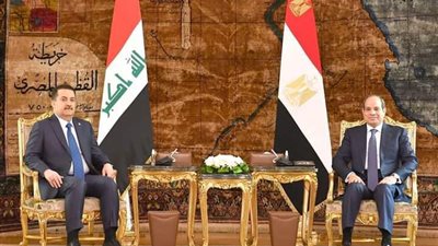 السيسى يؤكد دعم مصر الثابت والراسخ لأمن واستقرار العراق