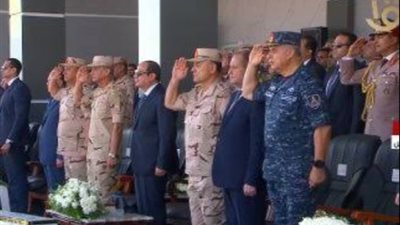 الرئيس: حفظ الأمن القومي دور أساسي للجيش المصري 