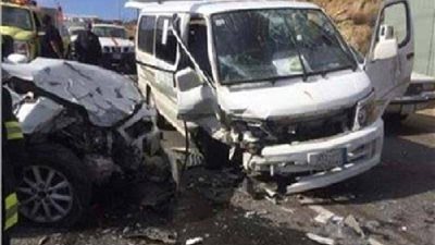 تصادم 3 سيارات بطريق الخانكة يُصيب 5 أشخاص