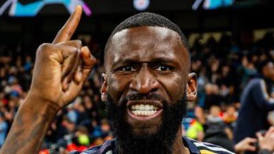 روديجير يحتفل بإقصاء السيتي برفع السبابة وهتاف 