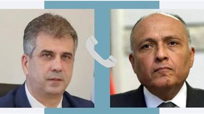 اتصال هاتفي بين وزيري خارجية مصر وإسرائيل.. تفاصيل