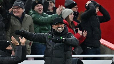 مدرب ليفربول يعبر عن اعتزازه بالتغيير التكتيكي ضد أرسنال