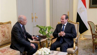 الرئيس السيسي يستقبل أمين عام جامعة الدول العربية