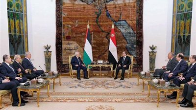 الرئيس السيسي ونظيره الفلسطيني يؤكدان رفضهم لتصفية القضية الفلسطينية