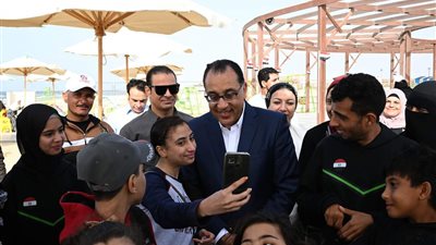 مدبولي يتفقد نادي وشاطئ 