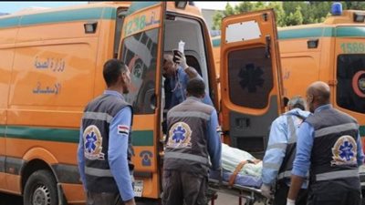 إصابة 5 أشخاص فى حادث انقلاب سيارة في ديرب نجم 