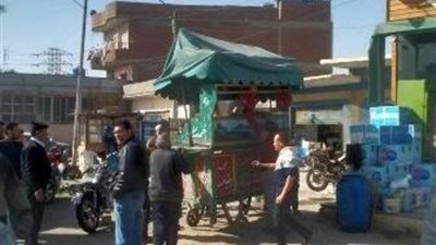 حملة مكبرة لرفع الإشغالات المخالفة وتشوينات قطع غيار السيارات المتهالكة بالشرقية