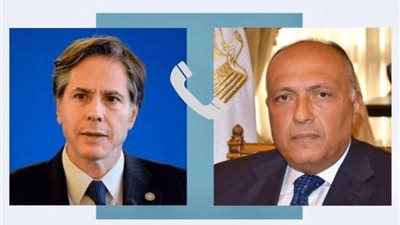 شكري وبلينكن يبحثان الجهود المبذولة للتوصل إلى صفقة لتبادل الأسرى والمحتجزين