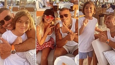 الصدفة تجمع بين رزان مغربي وعمرو دياب بالساحل الشمالي