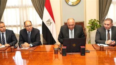 شكري يؤكد ضرورة توفير الحماية للفلسطينيين ورفض العقاب الجماعي