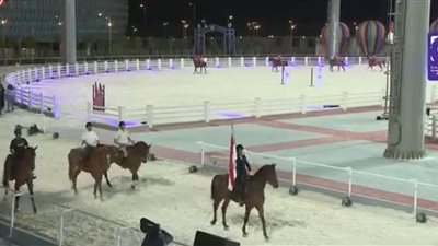 الكواري يوجه الشكر والتقدير للجيش المصري لتنظيمه للبطولة العربية للفروسية