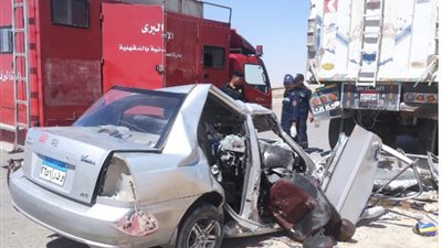 بالصور.. الموت يفجع 5 أشخاص من أسرة واحدة بطريق العلمين