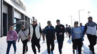 وزير الرياضة يقود ماراثون رياضي ضمن فعاليات المعرض والمؤتمر الرياضي الدولي 