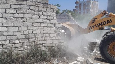 ازالة 24 حالة تعدِ على أراضي أملاك الدولة بالإسكندرية