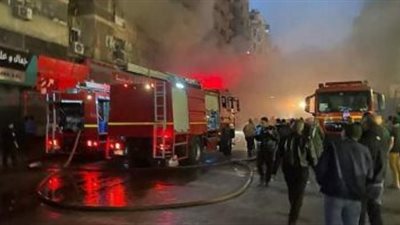 حريق هائل يلتهم مبني أستوديو صناع مسلسل 