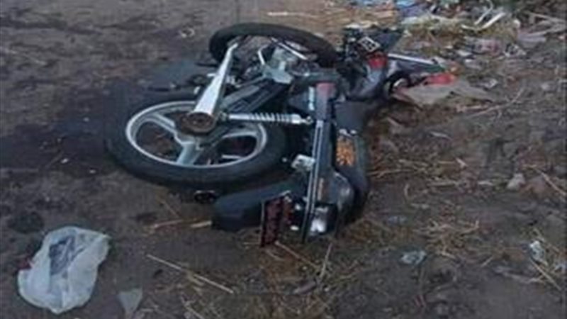 حادث انقلاب دراجة